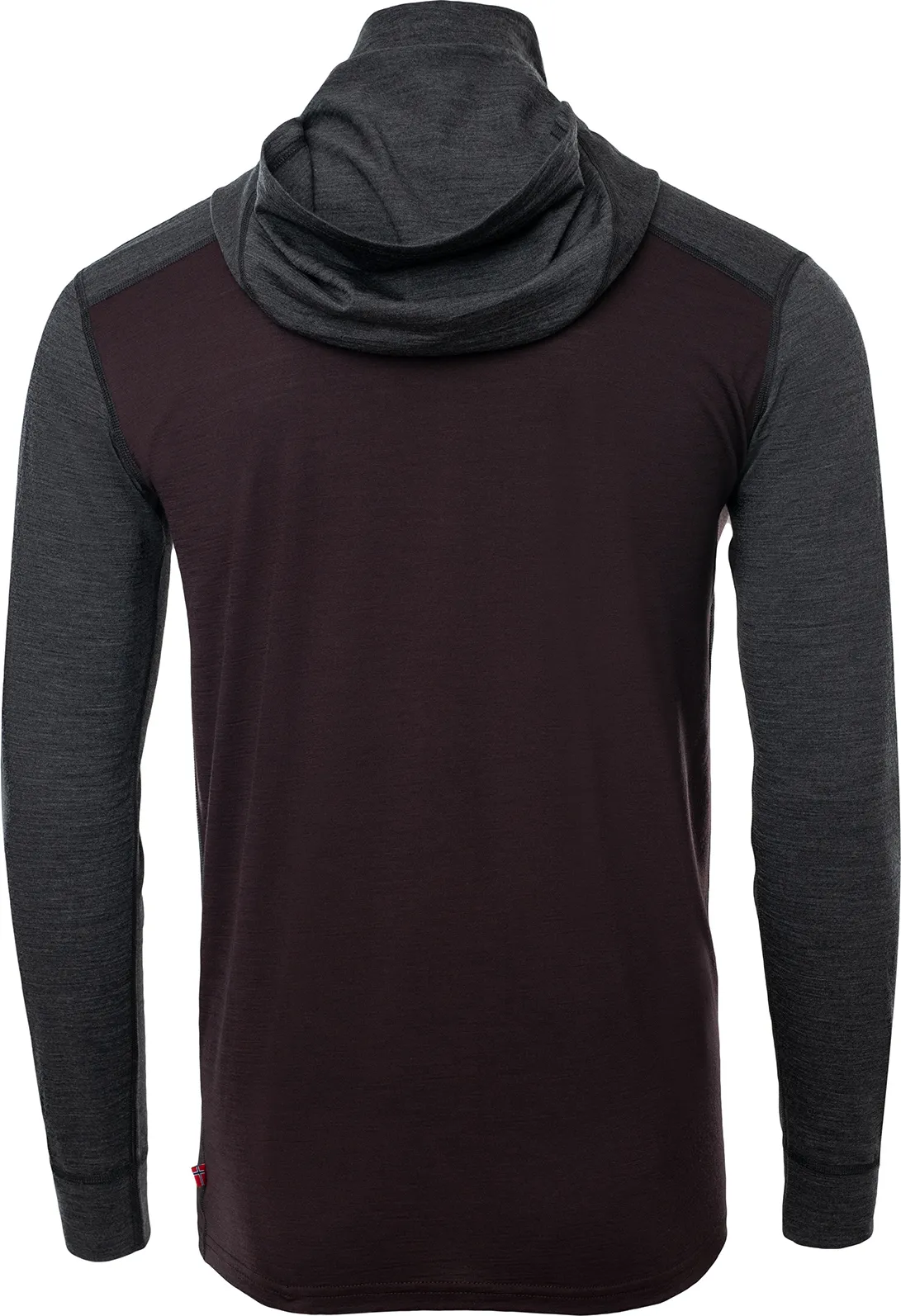 Aclima Men&#x27;s LightWool 180 Hoodie Chocolate Plum/Marengo | Buy Aclima Men&#x27;s LightWool 180 Hoodie Chocolate Plum/Marengo here | Outnorth