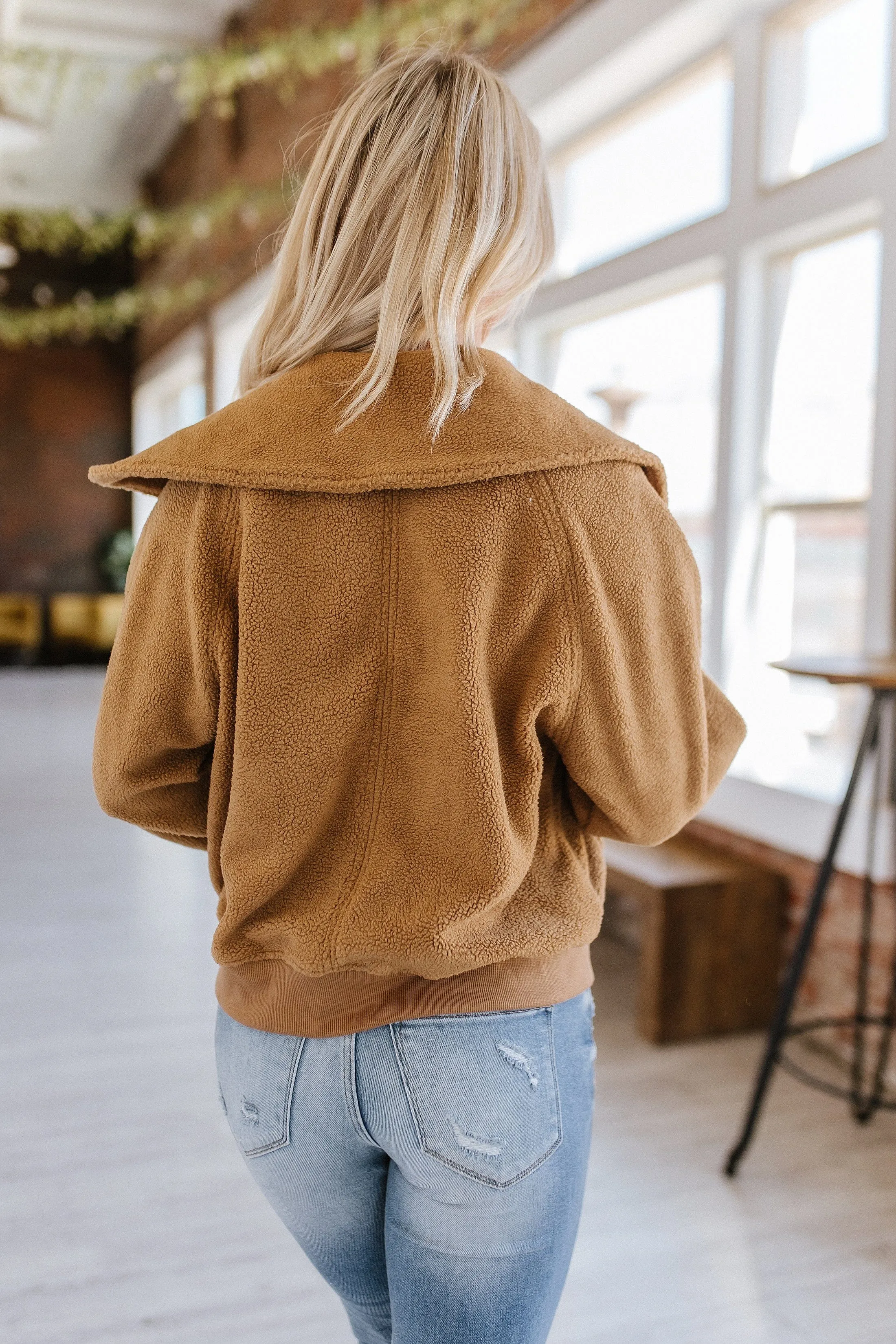 Adalee Button Pocket Fleece Jacket | S-2XL | PRE ORDER