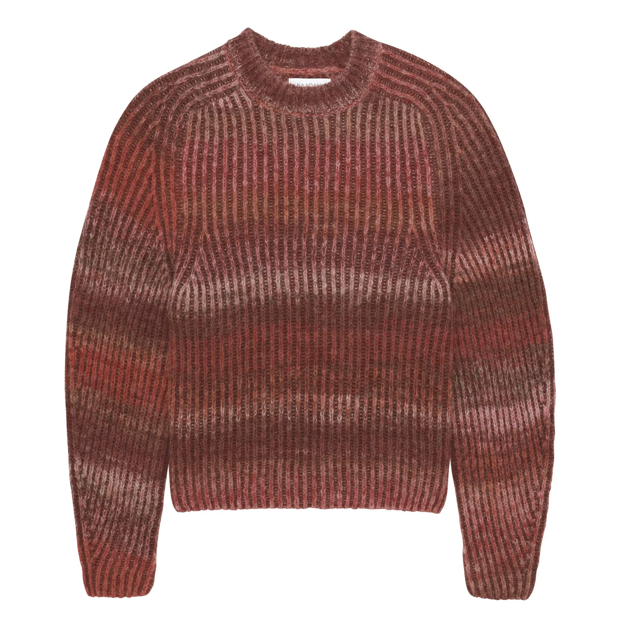 Alpaca-Blend Space Dye Crewneck Sweater