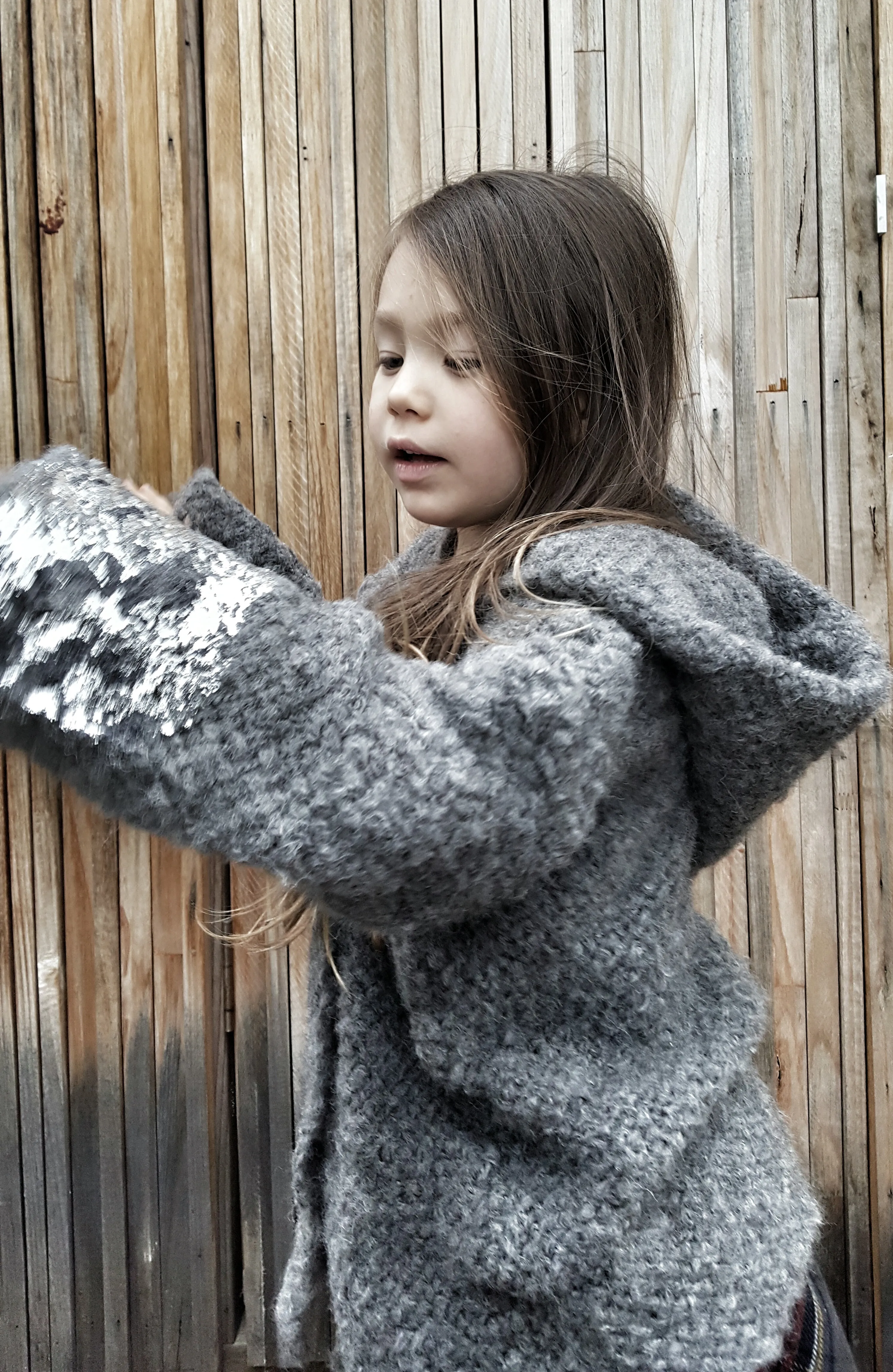 Amano kids Boho suri Alpaca Cardi
