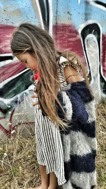Amano kids Boho suri Alpaca Cardi