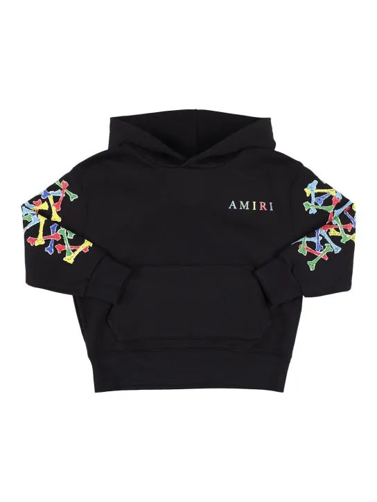 Amiri   Logo print cotton hoodie 