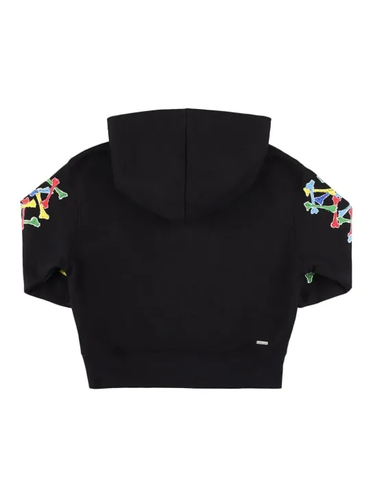 Amiri   Logo print cotton hoodie 