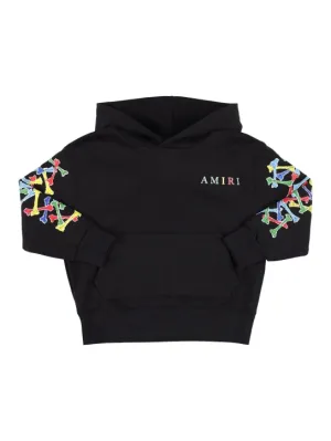 Amiri   Logo print cotton hoodie 