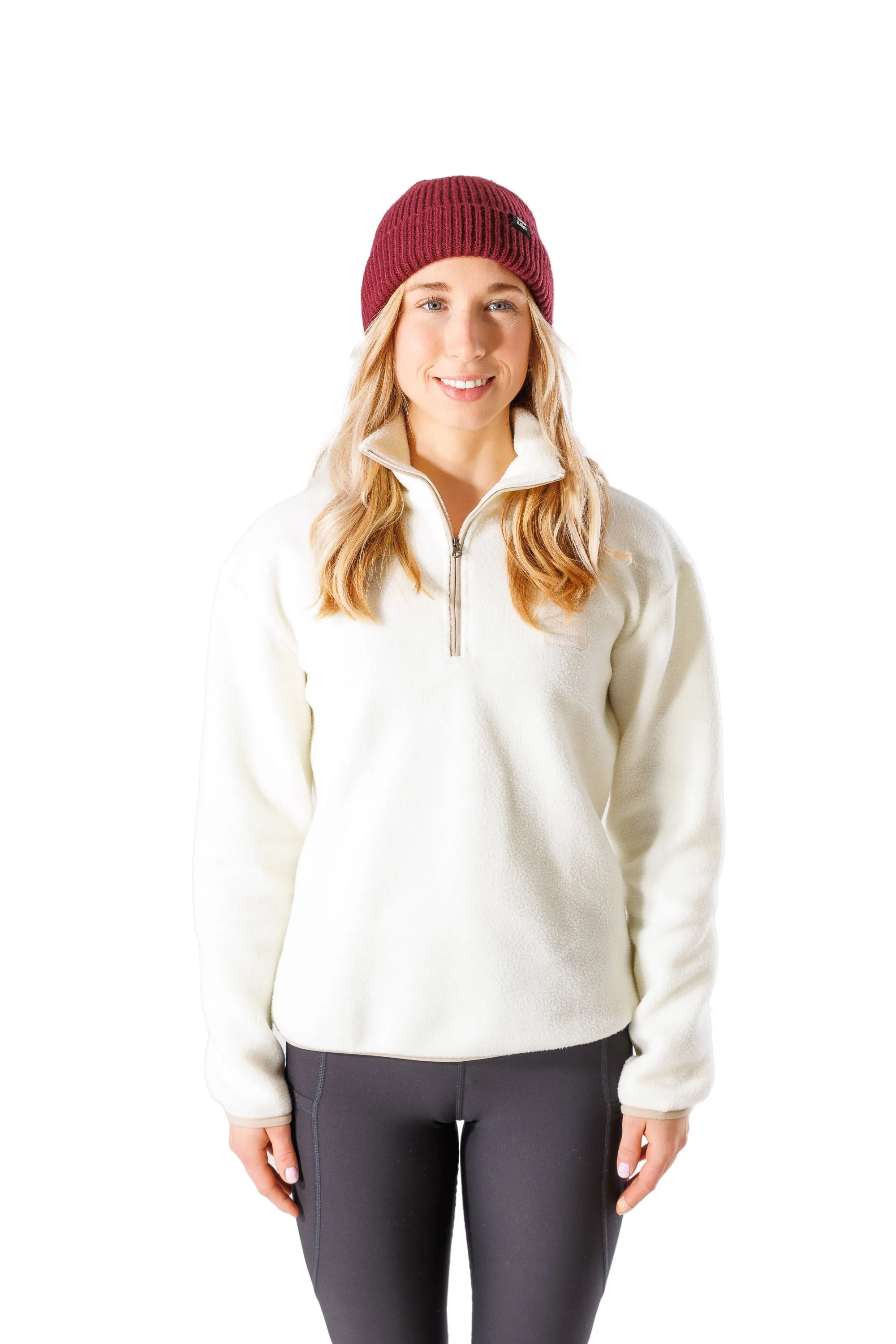 Atlas Fleece Sweater Ivory