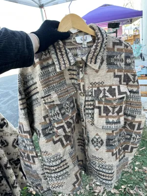 Aztec fleece jacket