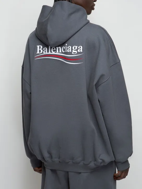 Balenciaga   Political Campaign cotton hoodie 