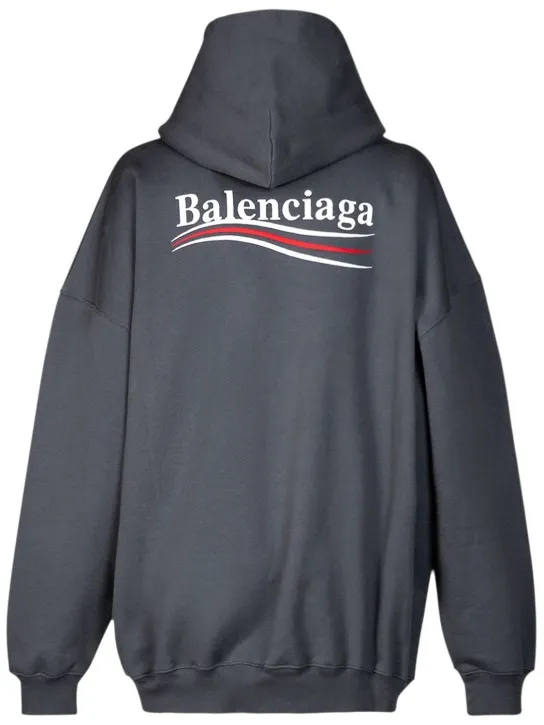 Balenciaga   Political Campaign cotton hoodie 
