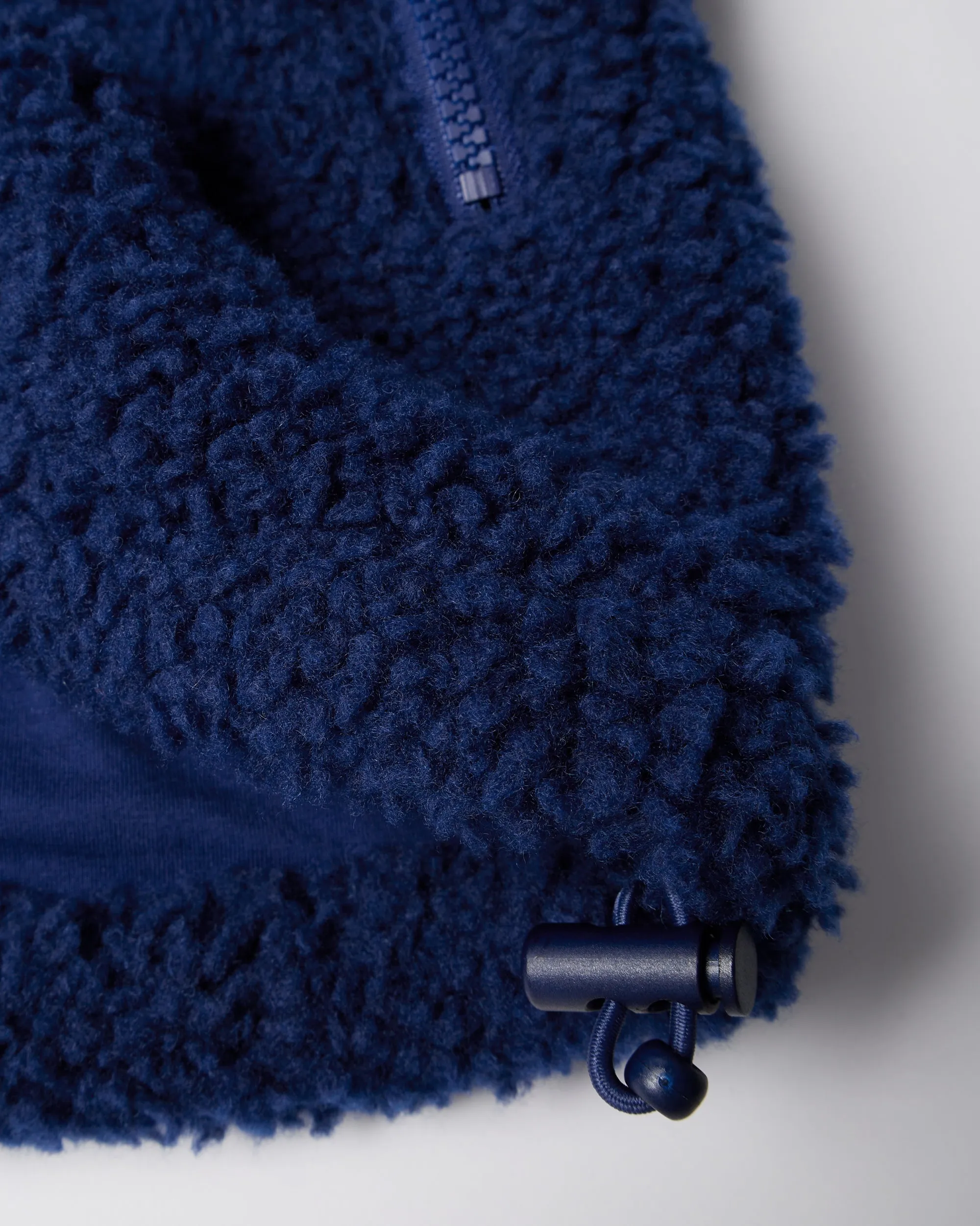 Balled fleece jacket