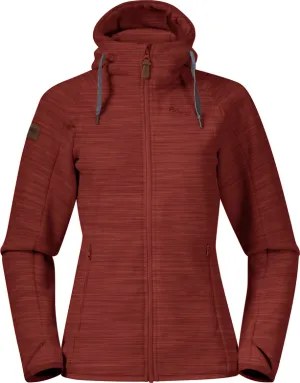 Bergans Women&#x27;s Hareid Fleece Jacket Chianti Red | Buy Bergans Women&#x27;s Hareid Fleece Jacket Chianti Red here | Outnorth