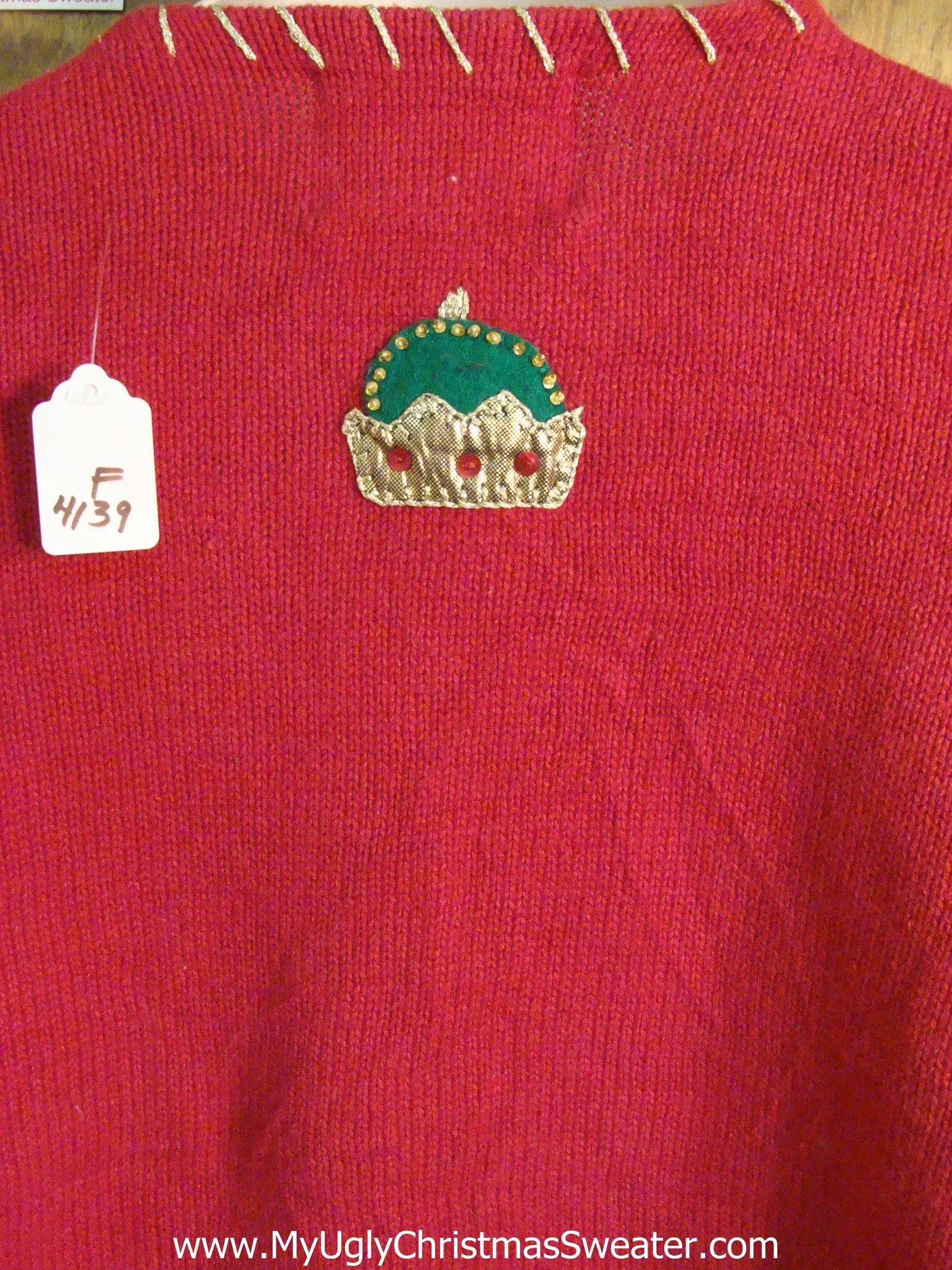 Bling Nutcrackers 80s Tacky Bad Christmas Sweater