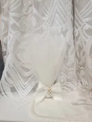 Bomboniere - Traditional Large Double Square Organza