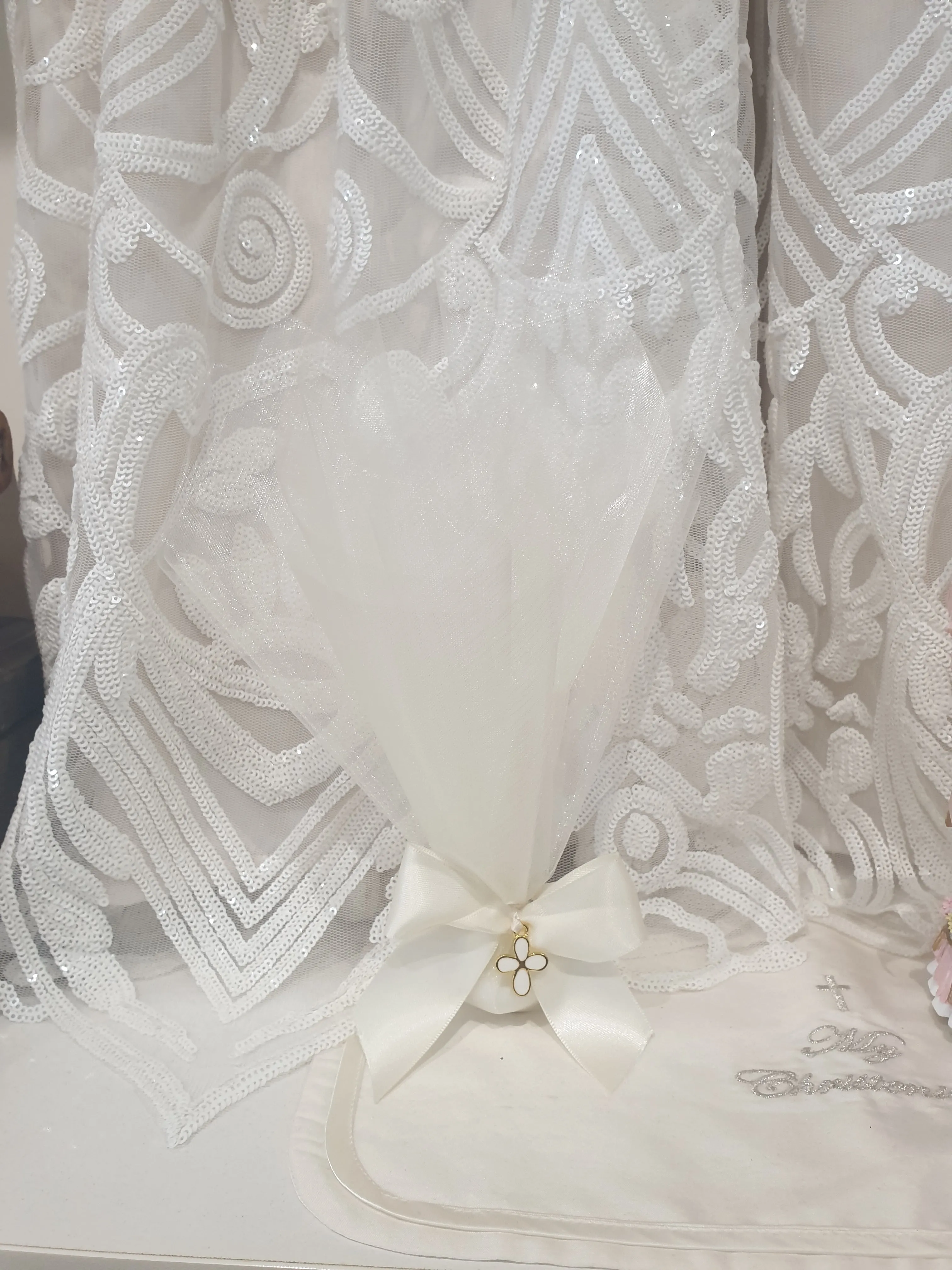 Bomboniere - Traditional Large Double Square Organza