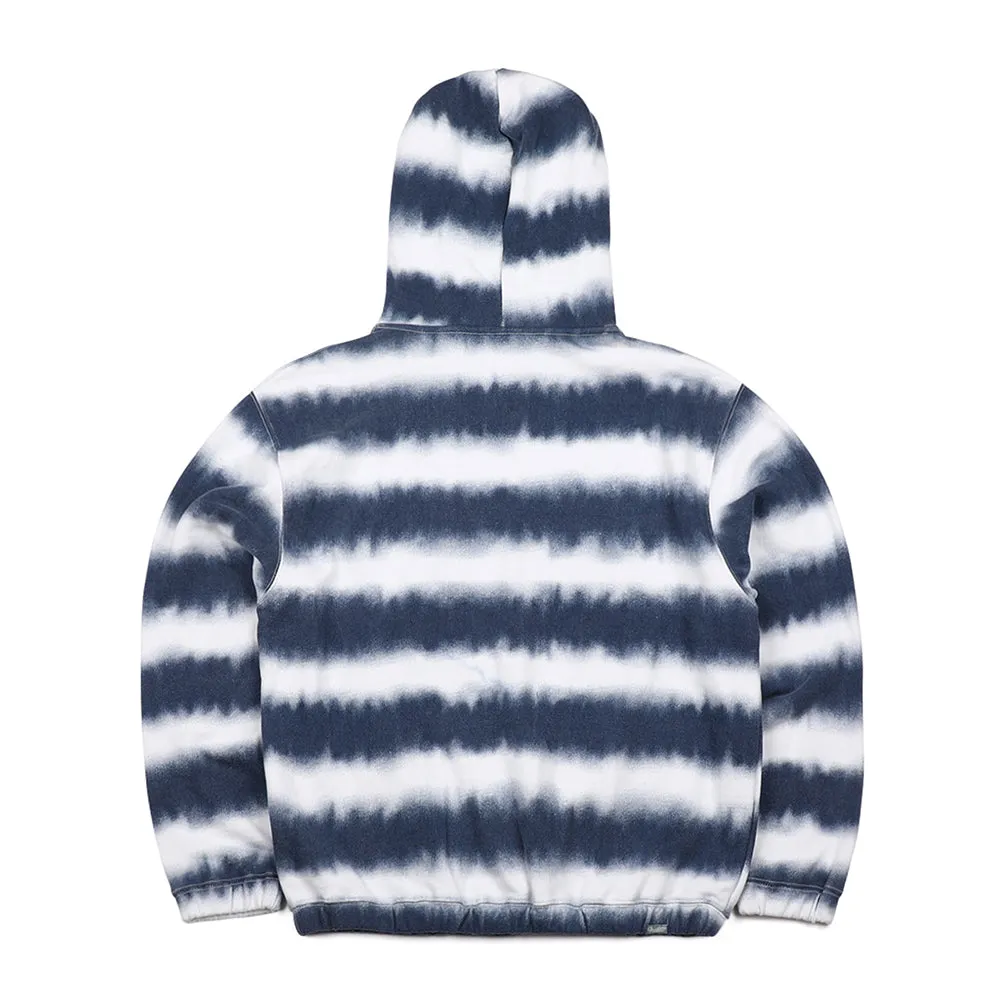 BS TIE-DYE HOODIE NAVY