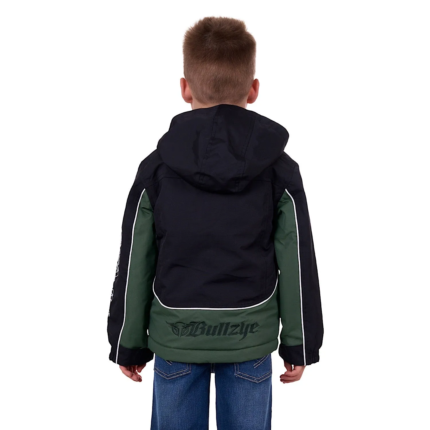 Bullzye Boys Bazooka Jacket Black/Green