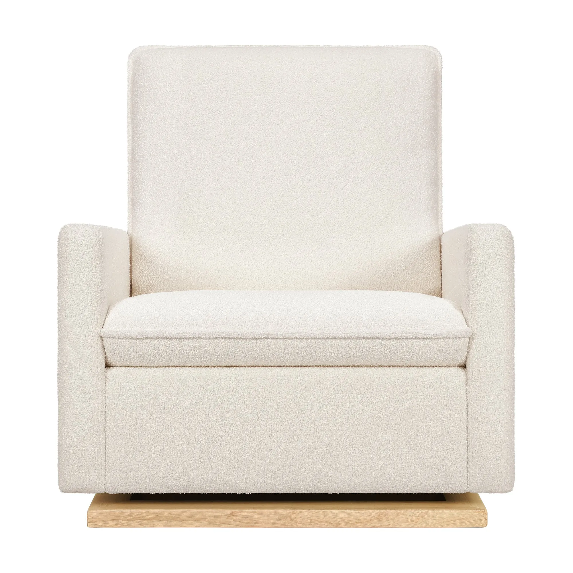 Cali Pillowback Chair-and-a-Half Glider - Chantilly Fleece