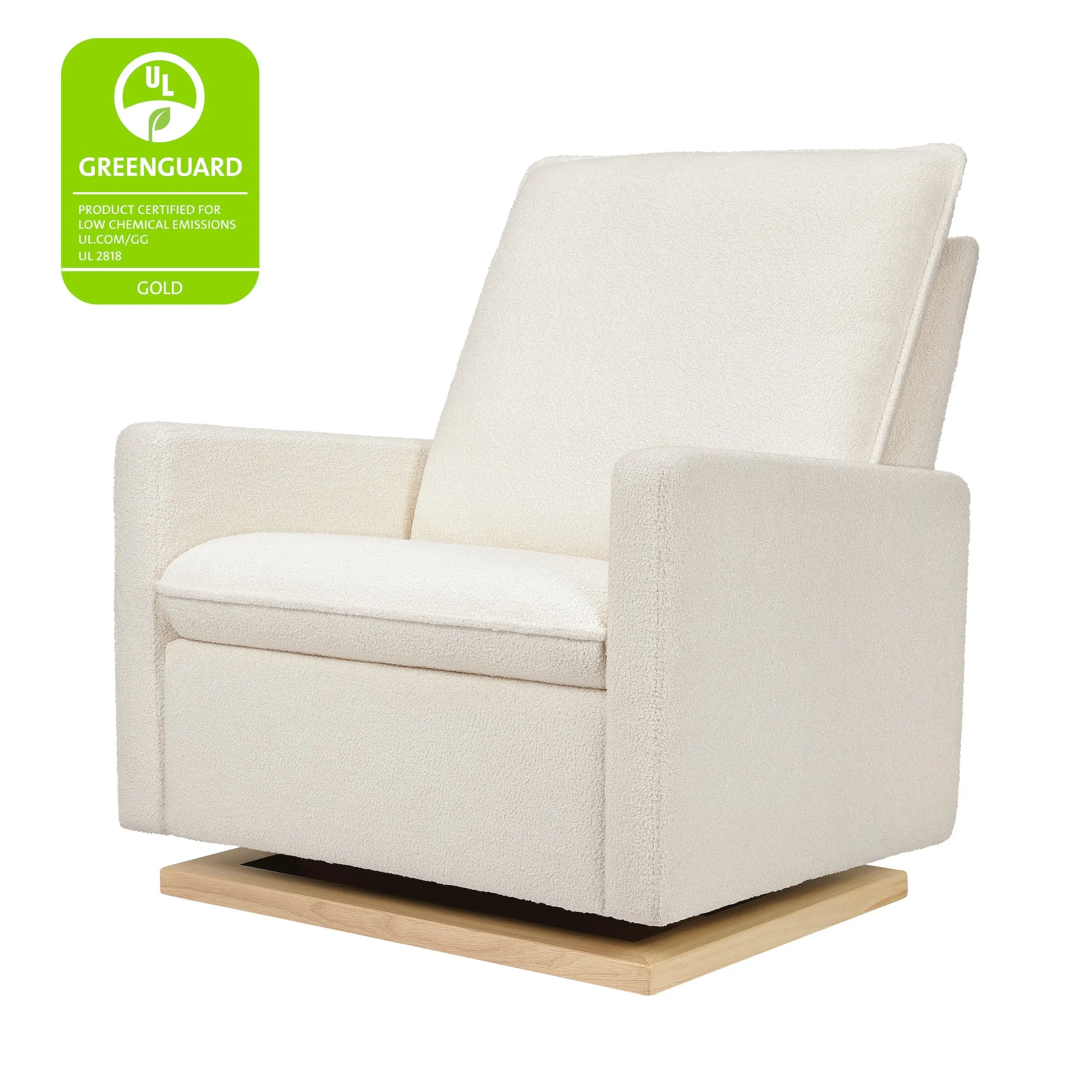 Cali Pillowback Chair-and-a-Half Glider - Chantilly Fleece