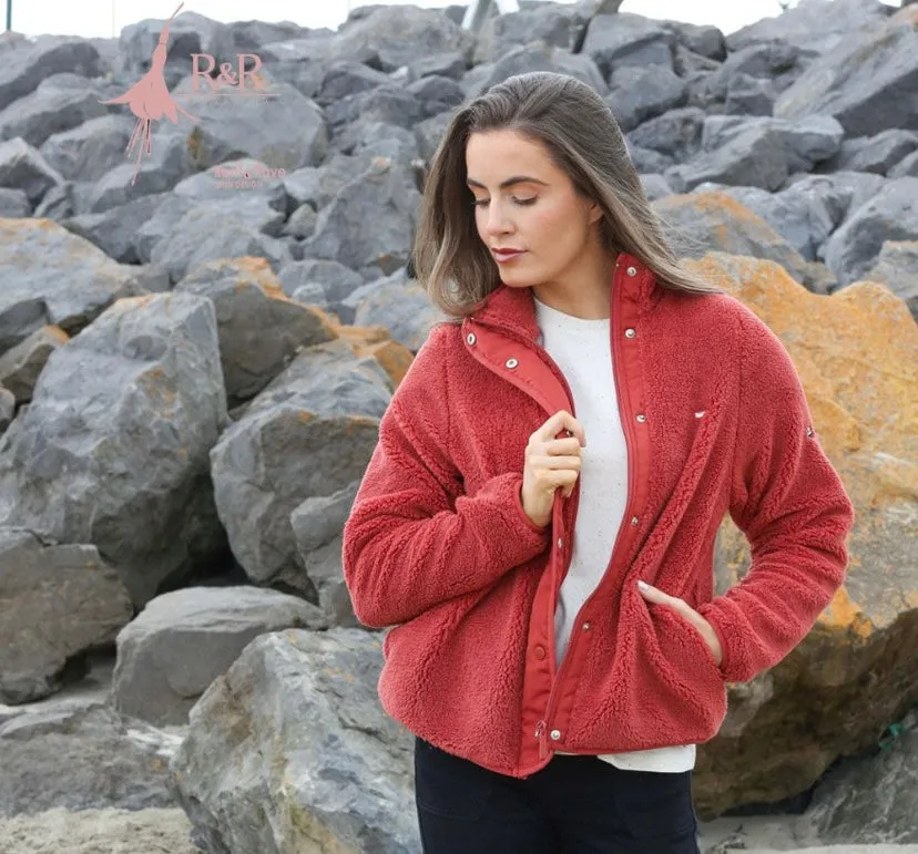 Carol teddy bomber Rust