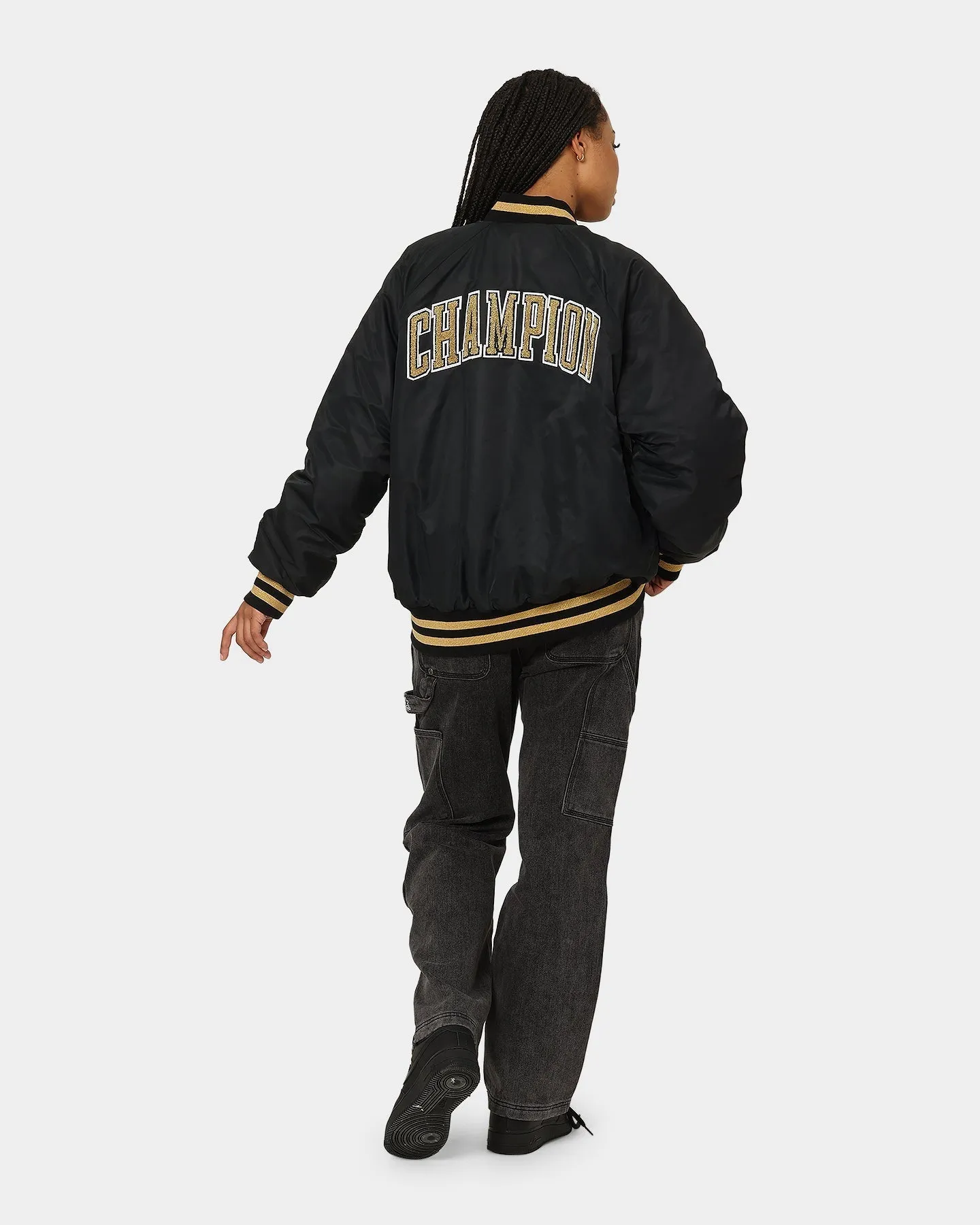 Champion LFS Letterman Jacket Black/Gold