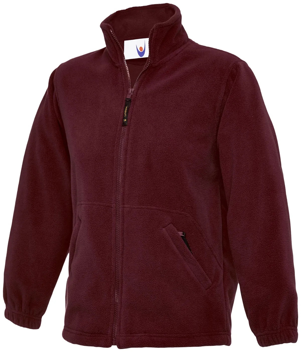 Childrens Classic Full Zip Fleece Jacket | Maroon
