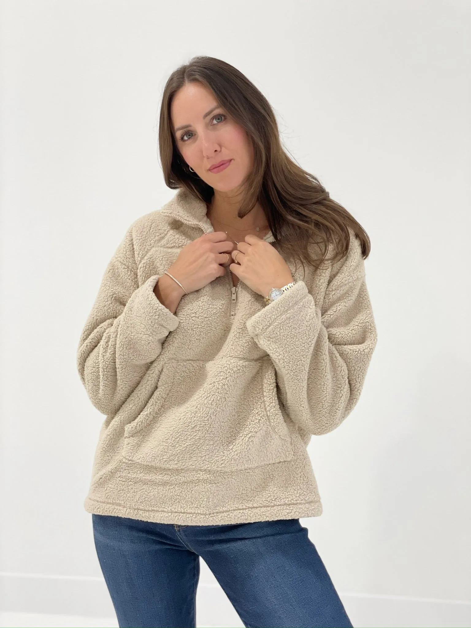 Coziest of Cozy Pullover - Natural