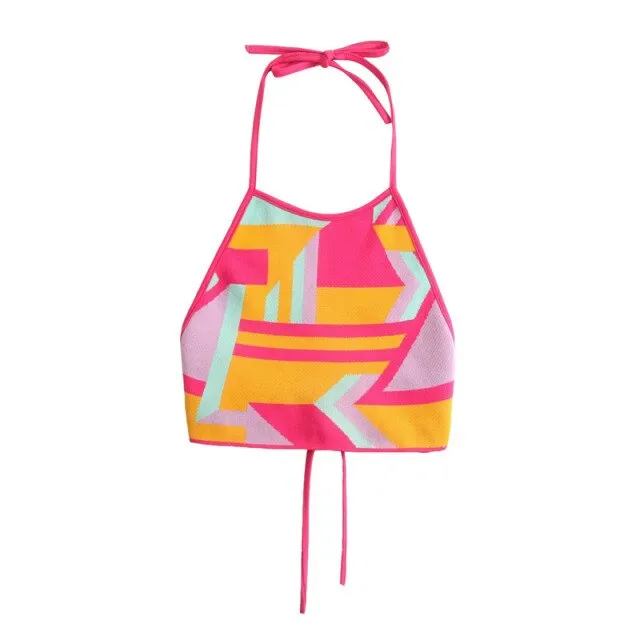 CROP KNITTED TANK TOP