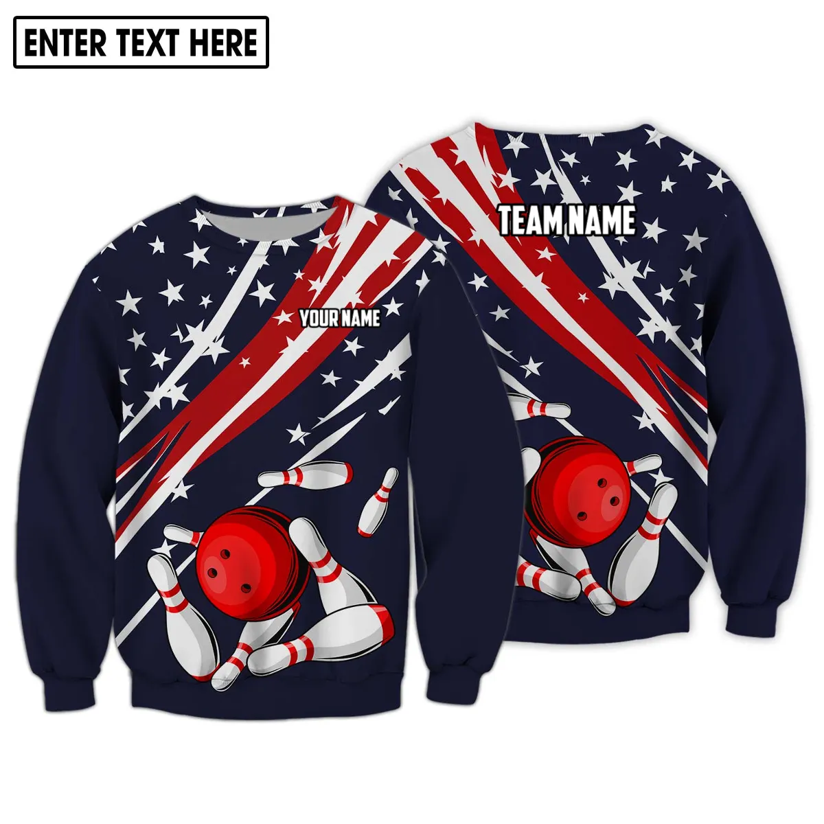 Custom Name And Team Name 3D Shirt Bowling Sweatshirt Hoodie, Bowling Lover Gift