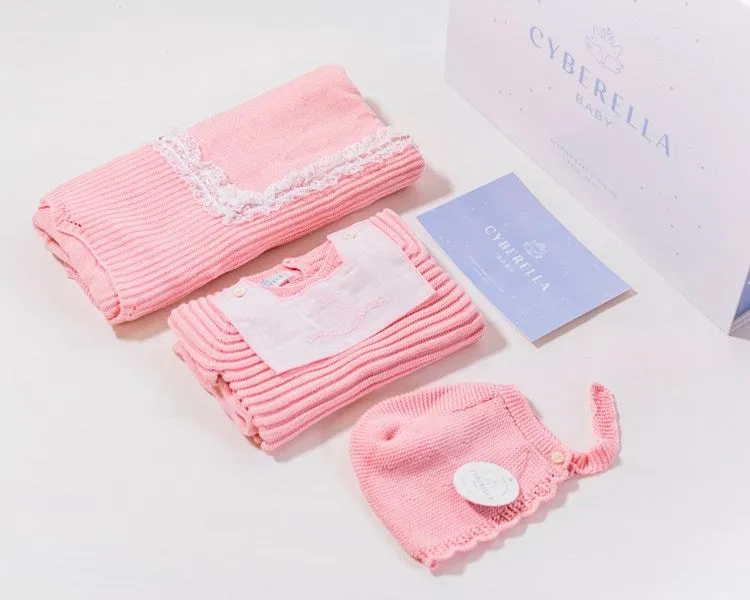 Cyberella's Fox jumper | Organic Cotton Rompers (3pcs.) with blanket.