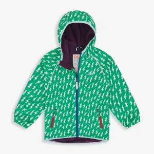 EcoSplash Waterproof Fleece Lined Jacket Green