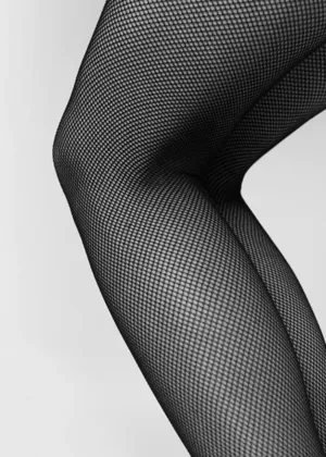 Elvira Net Tights in Black