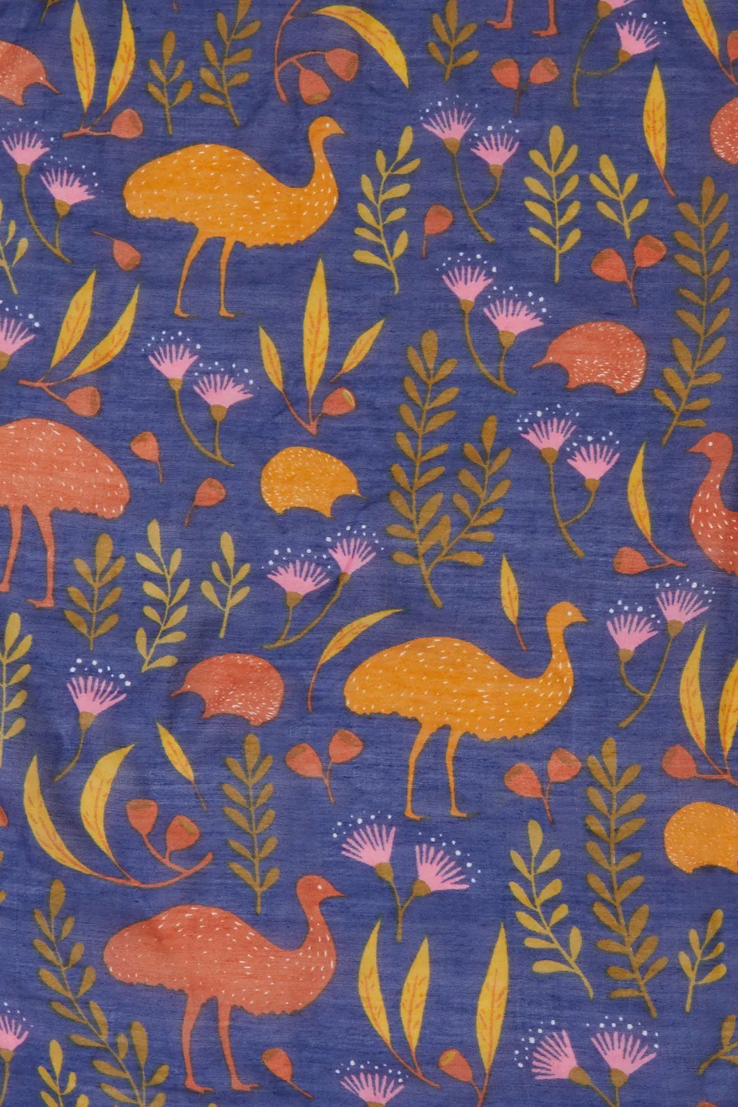 Emu & Echidna Scarf