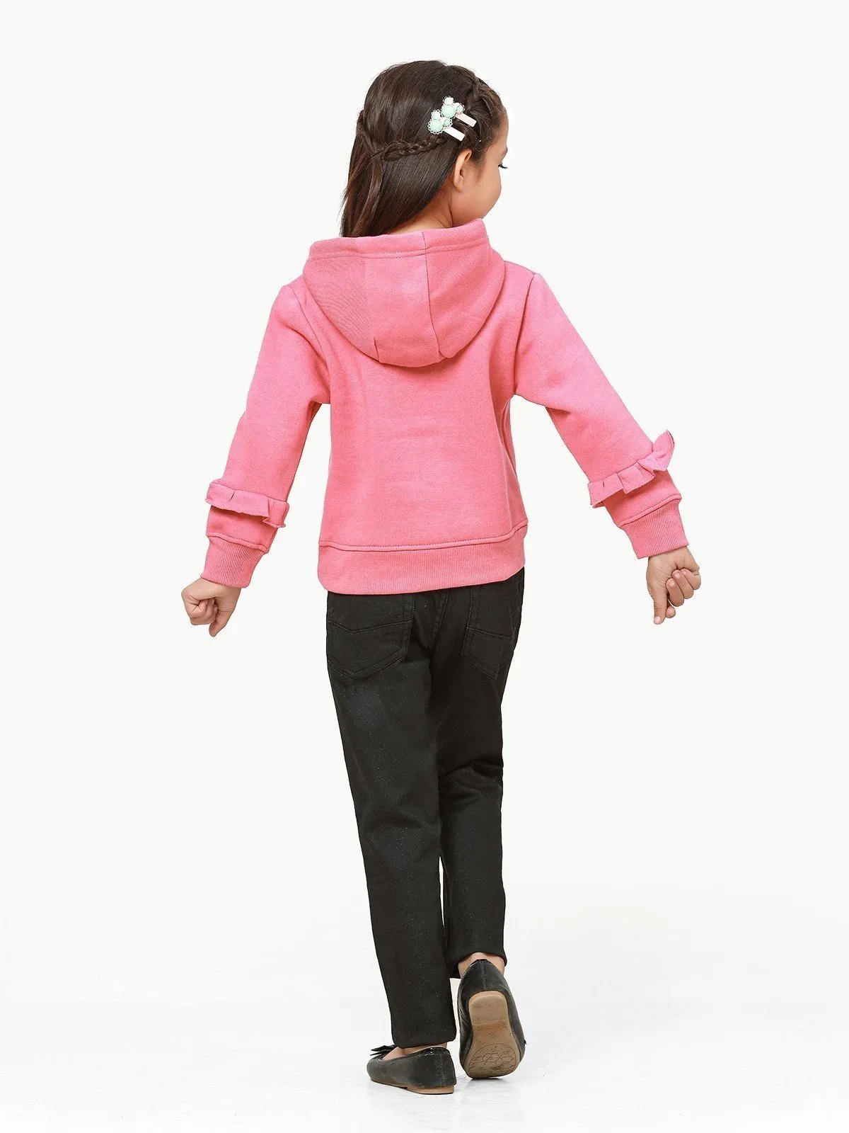 Girl's Pink Hoodie - EGTH22-014