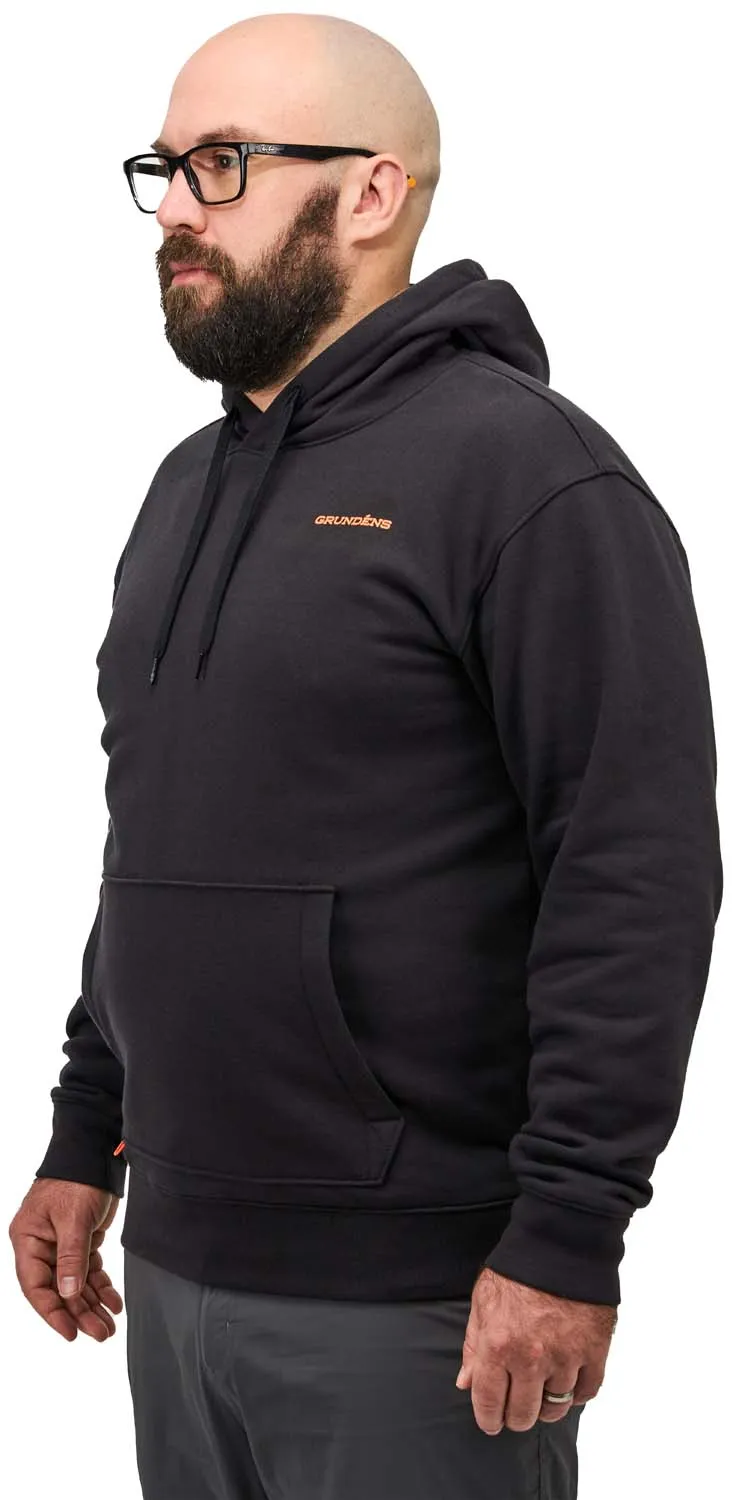 Grundéns Men&#x27;s Displacement Dwr Hoodie Logo Anchor Black | Buy Grundéns Men&#x27;s Displacement Dwr Hoodie Logo Anchor Black here | Outnorth