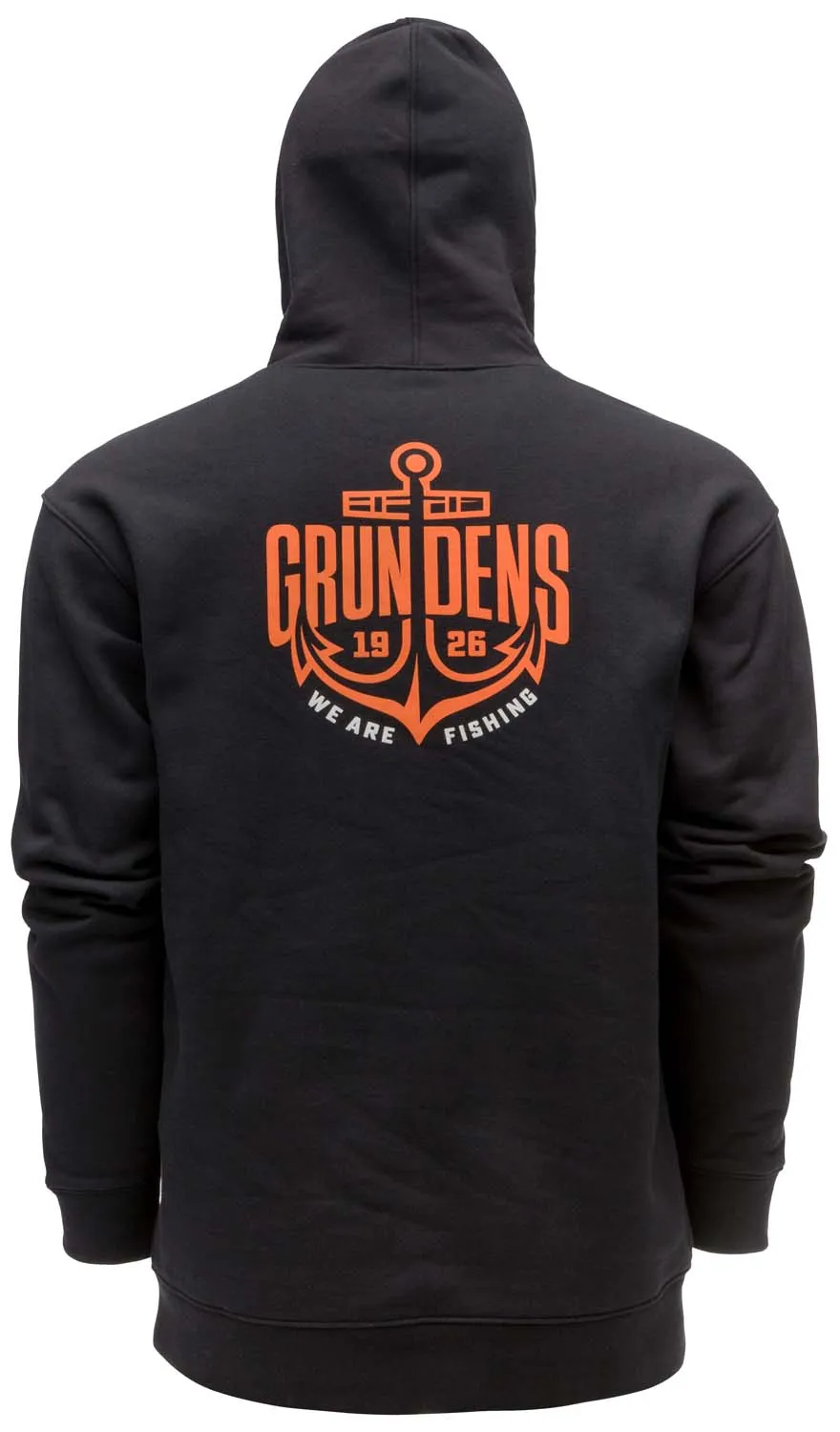 Grundéns Men&#x27;s Displacement Dwr Hoodie Logo Anchor Black | Buy Grundéns Men&#x27;s Displacement Dwr Hoodie Logo Anchor Black here | Outnorth