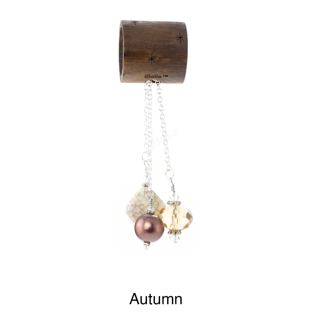iBella® Scarf Slide Jewelry Set - Autumn