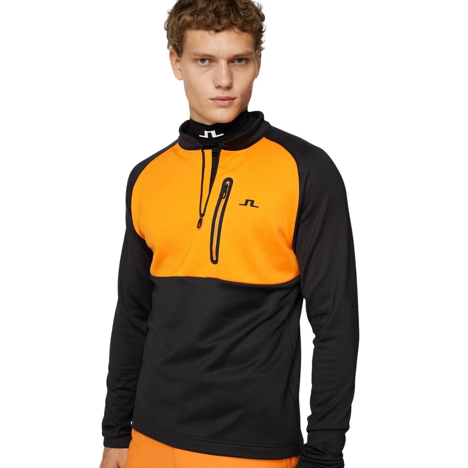 J Lindeberg Adam 1/4-Zip Golf Midlayer GMJS10936