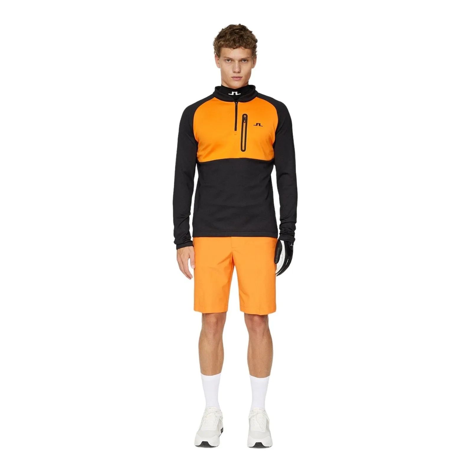 J Lindeberg Adam 1/4-Zip Golf Midlayer GMJS10936