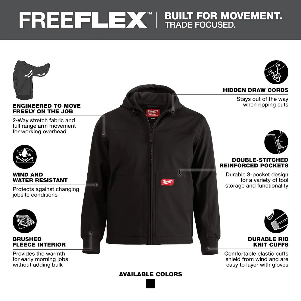Jacket - Milwaukee FREEFLEX™ Softshell Hooded Jacket, 312B
