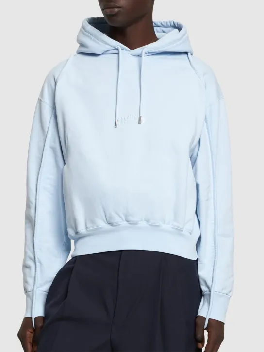 Jacquemus   Le Sweatshirt Camargue cotton hoodie 