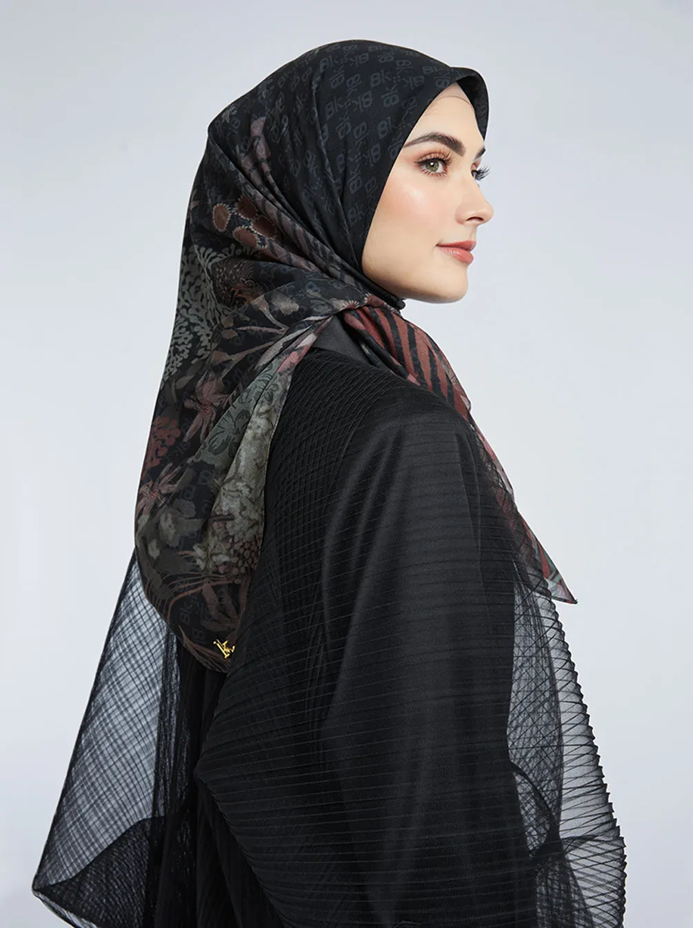 KIMMONIA SIGNATURE SCARF ESPRESSO