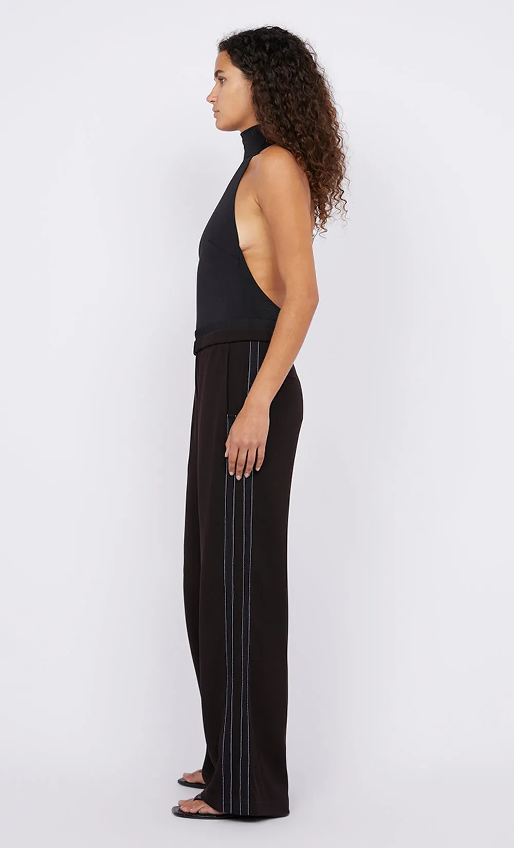 Larsen Racer Bodysuit in Black