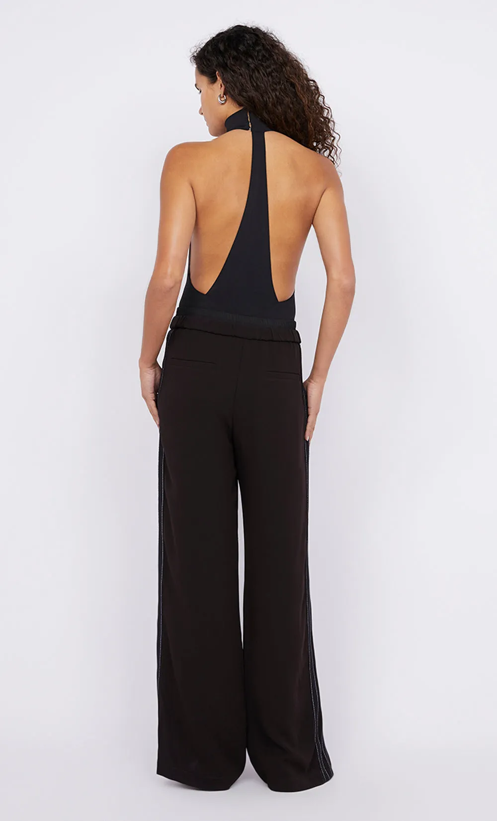 Larsen Racer Bodysuit in Black