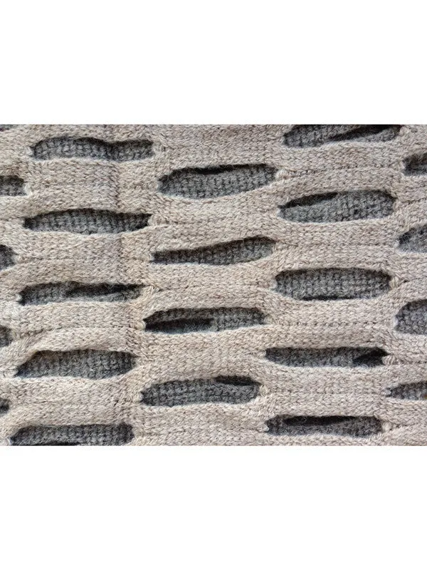 Lattice Fringe Loop Scarf