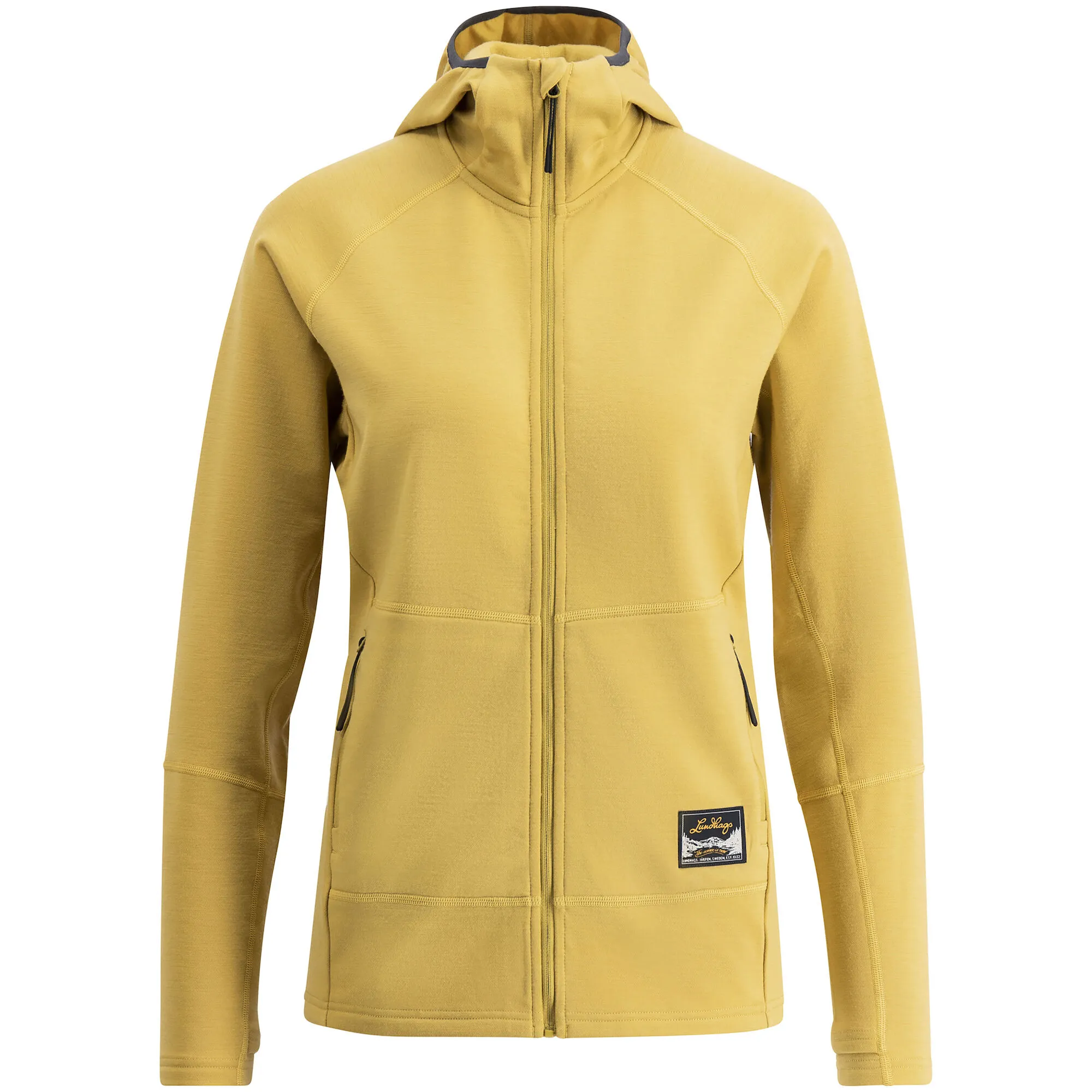 Lundhags Women&#x27;s Tived Merino Hoodie Straw | Buy Lundhags Women&#x27;s Tived Merino Hoodie Straw here | Outnorth