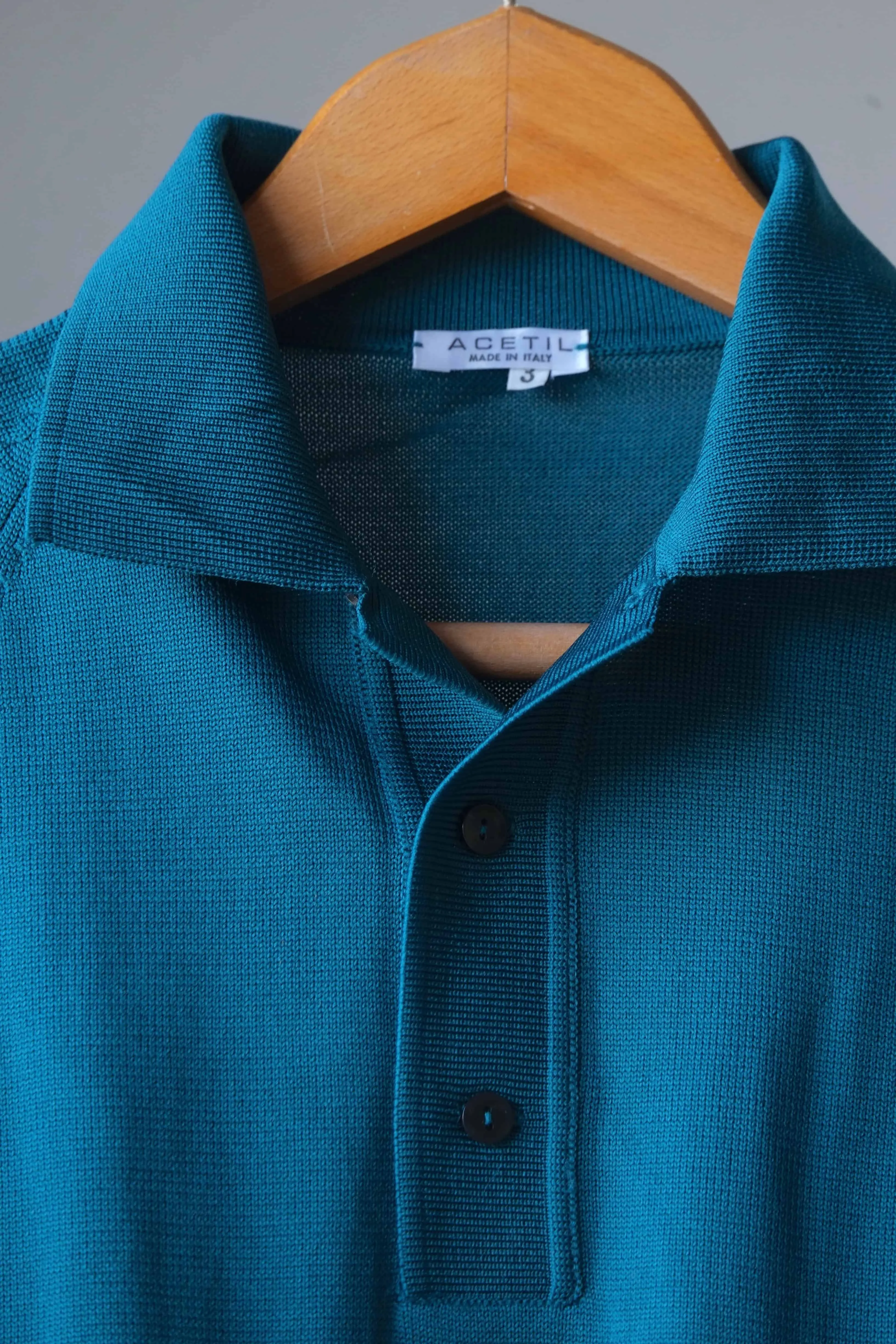 LUXURY CREATIONS 60's Knit Polo Shirt