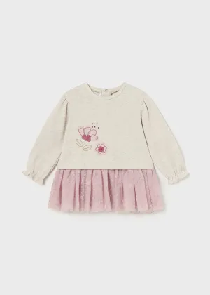 Mayoral 2919 054 - Stone Fleece Dress