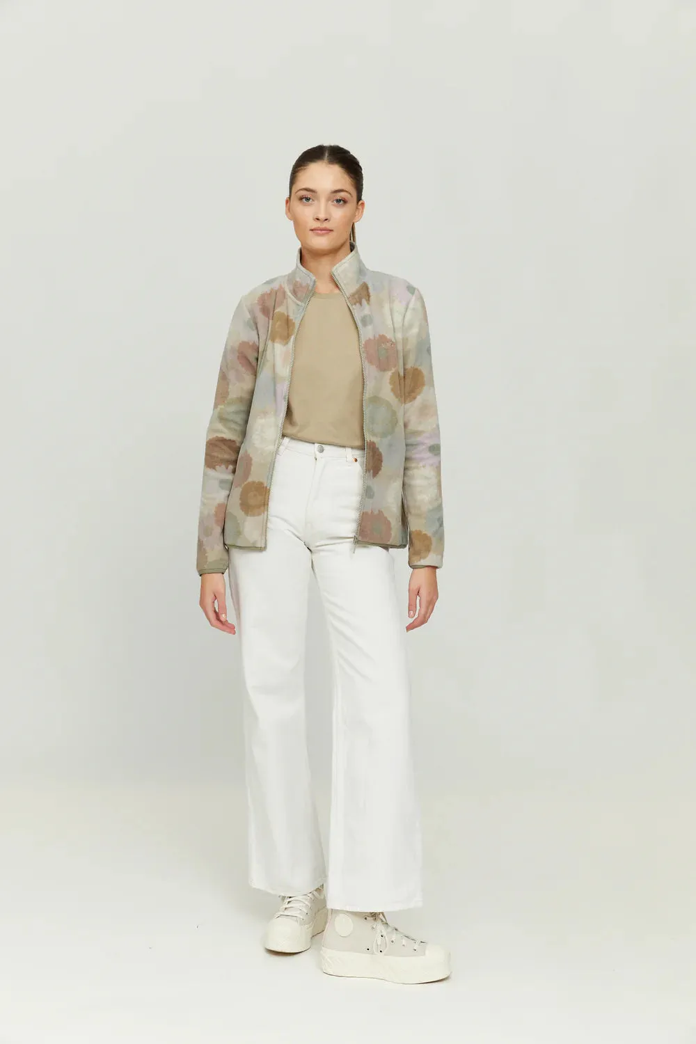 Mazine Given Printed Fleece Jacke