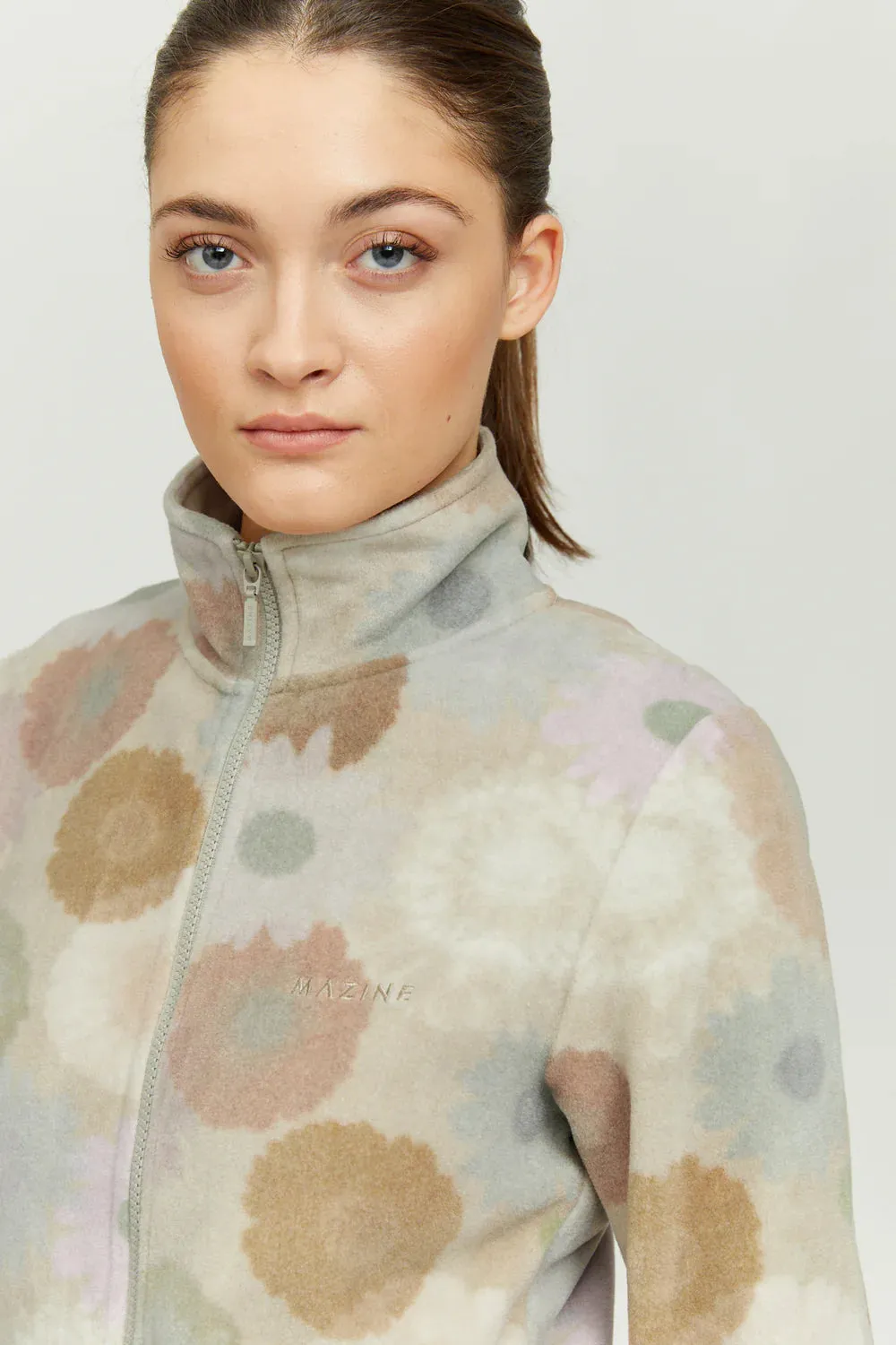 Mazine Given Printed Fleece Jacke