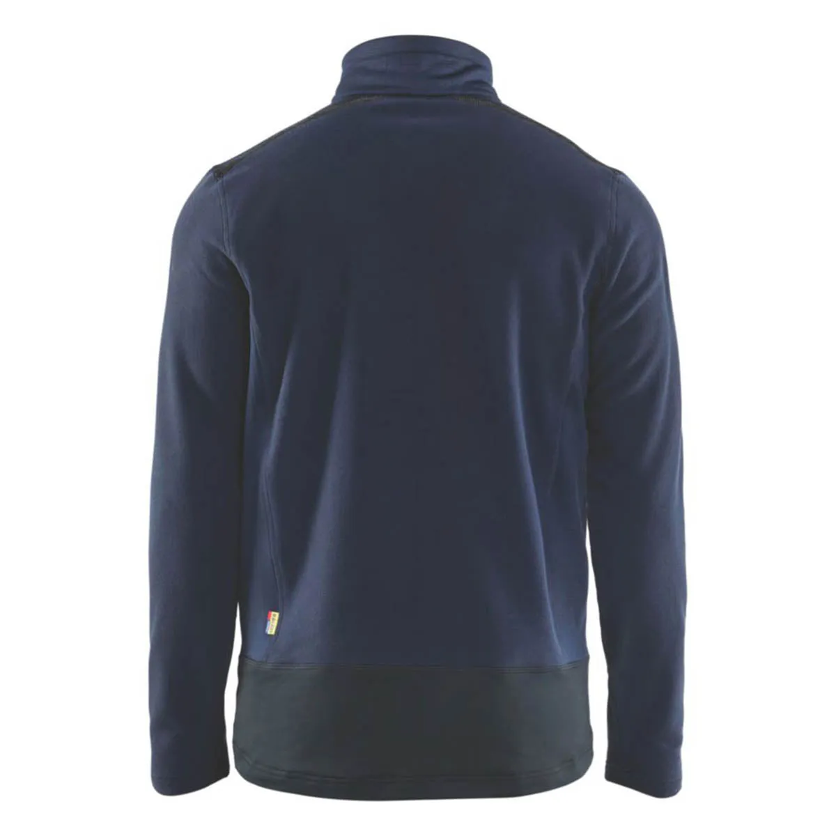 Mens Microfleece Jacket Navy Slim Fit Pockets Zipped Breathable XLarge 43" Chest