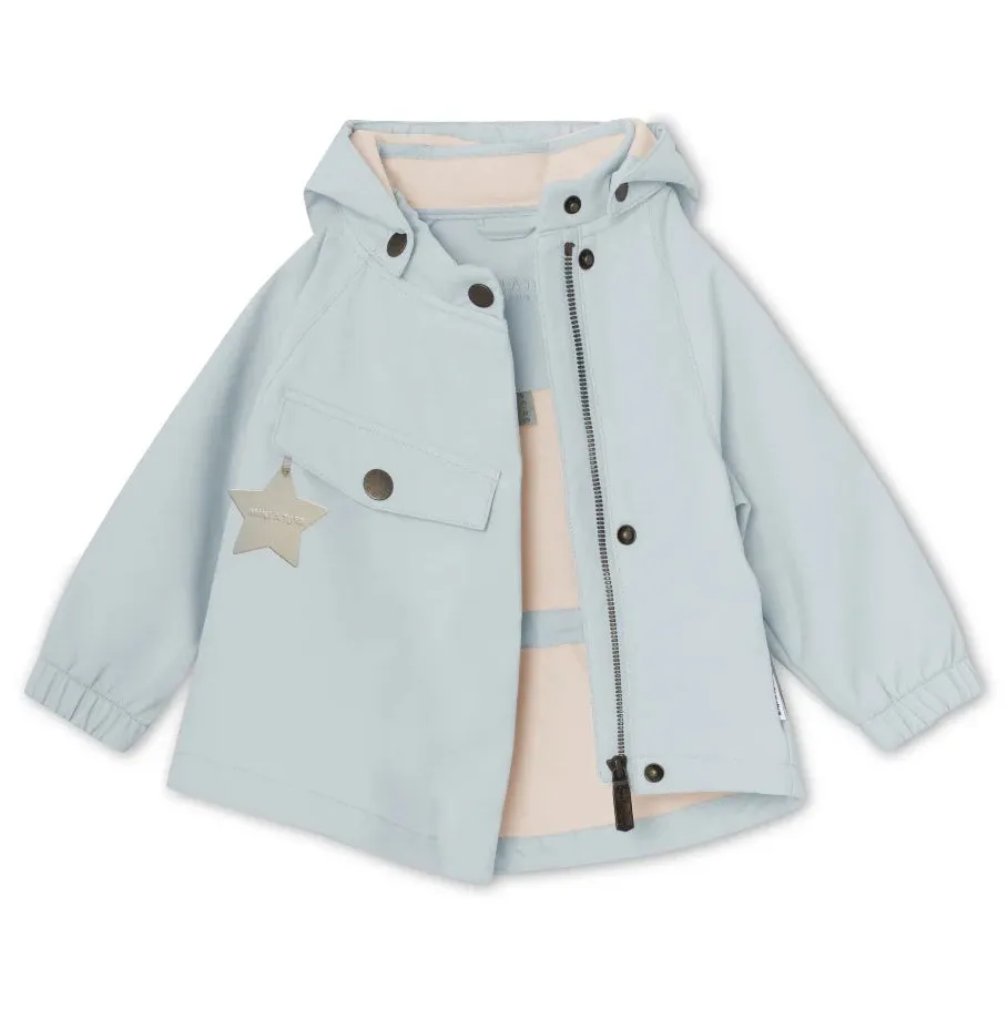 MINI A TURE MATWAI Spring Softshell Jacket. GRS - Pearl Blue